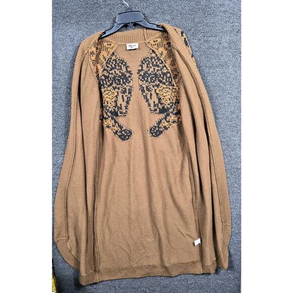 Show Me Your Mumu Cardigan Sweater Womens Small Brown Big Bang Leopard Print - Picture 5 of 10